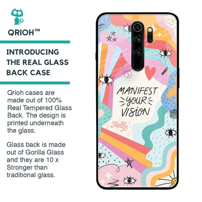 Vision Manifest Glass Case for Xiaomi Redmi Note 8 Pro