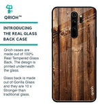 Timber Printed Glass case for Xiaomi Redmi Note 8 Pro