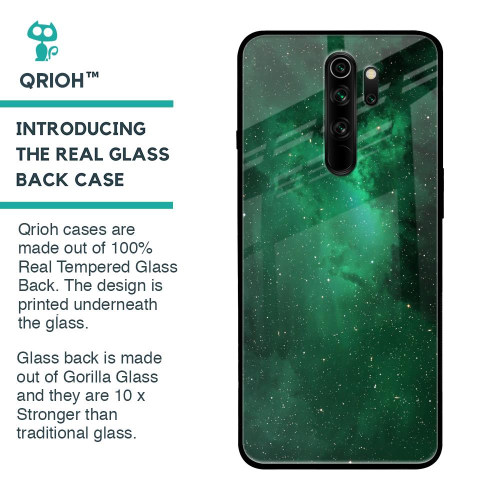 Emerald Firefly Glass Case For Xiaomi Redmi Note 8 Pro