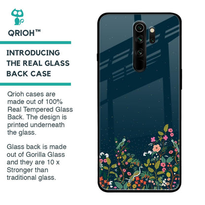 Small Garden Glass Case For Xiaomi Redmi Note 8 Pro