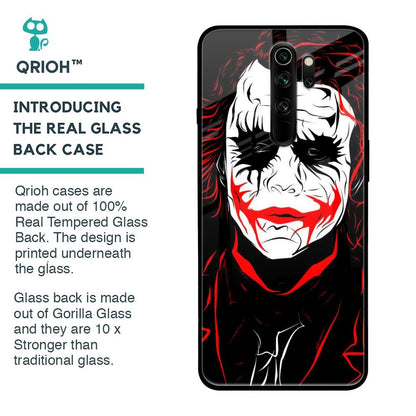 Life In Dark Glass Case For Xiaomi Redmi Note 8 Pro