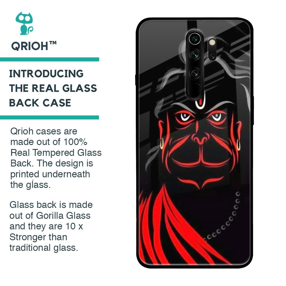 Lord Hanuman Glass Case For Xiaomi Redmi Note 8 Pro