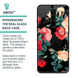 Floral Bunch Glass Case For Xiaomi Redmi Note 8 Pro