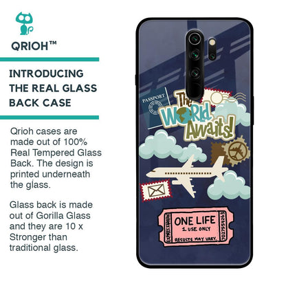 Tour The World Glass Case For Xiaomi Redmi Note 8 Pro