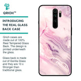 Diamond Pink Gradient Glass Case For Xiaomi Redmi Note 8 Pro