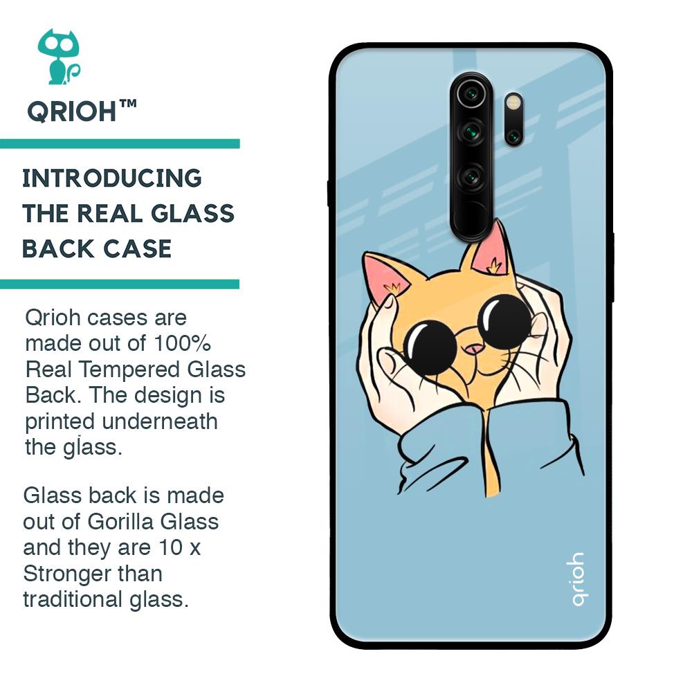 Adorable Cute Kitty Glass Case For Xiaomi Redmi Note 8 Pro