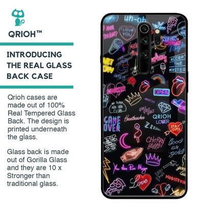 Accept The Mystery Glass Case for Xiaomi Redmi Note 8 Pro
