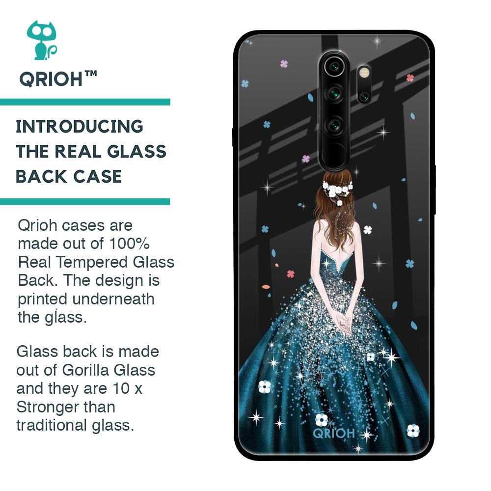 Queen Of Fashion Glass Case for Xiaomi Redmi Note 8 Pro