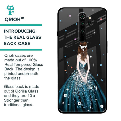 Queen Of Fashion Glass Case for Xiaomi Redmi Note 8 Pro