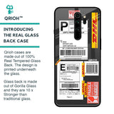 Cool Barcode Label Glass case For Xiaomi Redmi Note 8 Pro