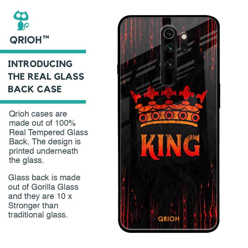 Royal King Glass Case for Xiaomi Redmi Note 8 Pro