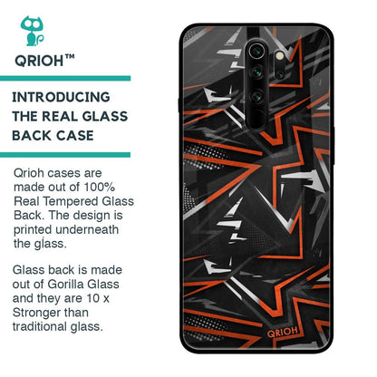 Vector Art Glass Case for Xiaomi Redmi Note 8 Pro