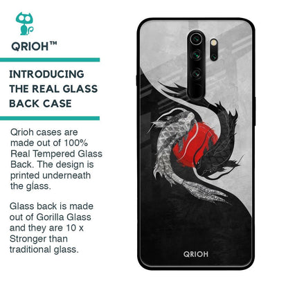 Japanese Art Glass Case for Xiaomi Redmi Note 8 Pro