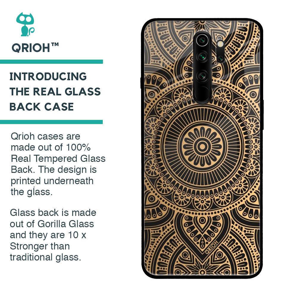 Luxury Mandala Glass Case for Xiaomi Redmi Note 8 Pro