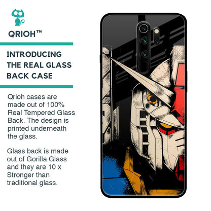 Transformer Art Glass Case for Xiaomi Redmi Note 8 Pro