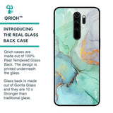 Green Marble Glass case for Xiaomi Redmi Note 8 Pro