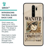 Luffy Wanted Glass Case for Xiaomi Redmi Note 8 Pro