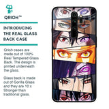 Anime Eyes Glass Case for Xiaomi Redmi Note 8 Pro