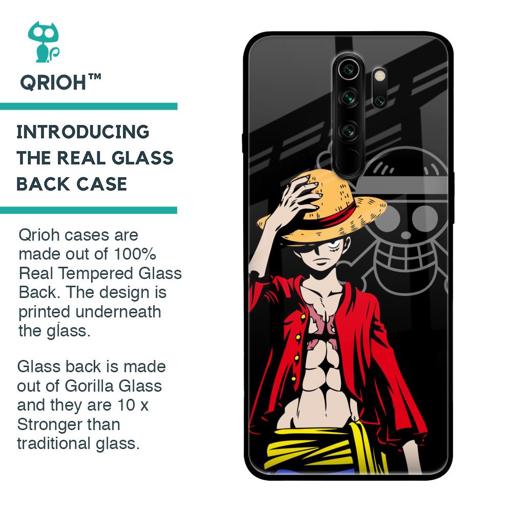 Hat Crew Glass Case for Xiaomi Redmi Note 8 Pro