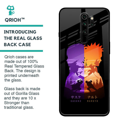 Minimalist Anime Glass Case for Xiaomi Redmi Note 8 Pro
