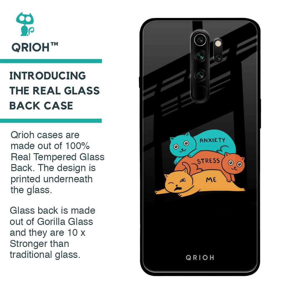 Anxiety Stress Glass Case for Xiaomi Redmi Note 8 Pro