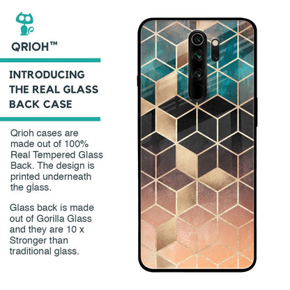 Bronze Texture Glass Case for Xiaomi Redmi Note 8 Pro