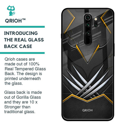 Black Warrior Glass Case for Xiaomi Redmi Note 8 Pro