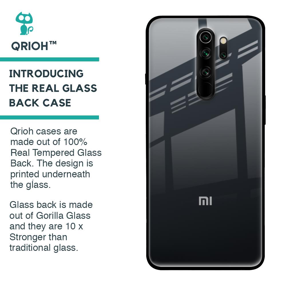 Stone Grey Glass Case For Xiaomi Redmi Note 8 Pro