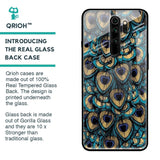 Peacock Feathers Glass case for Xiaomi Redmi Note 8 Pro