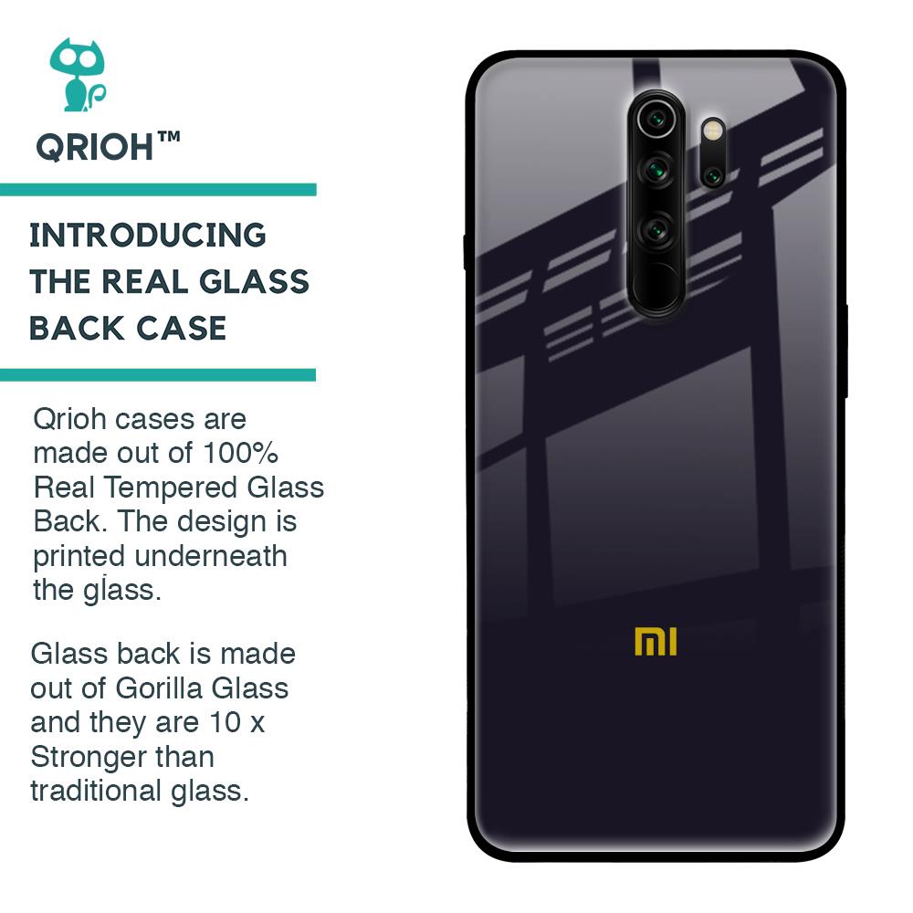 Deadlock Black Glass Case For Xiaomi Redmi Note 8 Pro