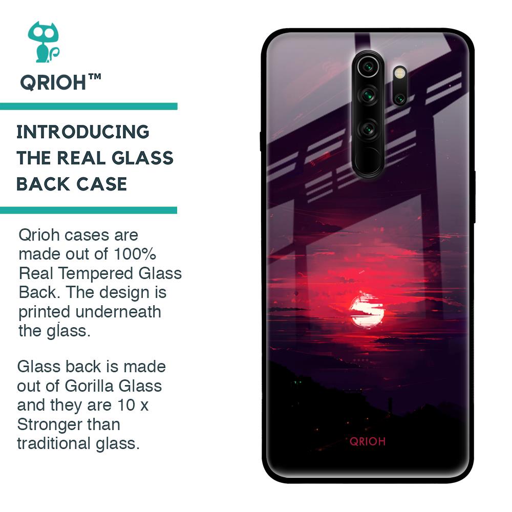 Morning Red Sky Glass Case For Xiaomi Redmi Note 8 Pro