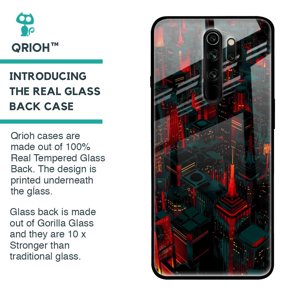 City Light Glass Case For Xiaomi Redmi Note 8 Pro