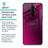 Pink Burst Glass Case for Xiaomi Redmi Note 8 Pro