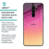 Geometric Pink Diamond Glass Case for Xiaomi Redmi Note 8 Pro