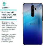 Blue Rhombus Pattern Glass Case for Xiaomi Redmi Note 8 Pro