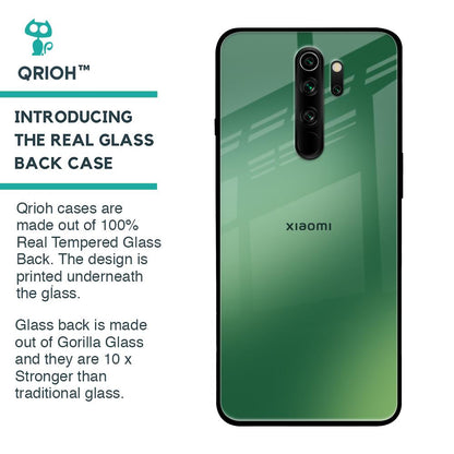 Green Grunge Texture Glass Case for Xiaomi Redmi Note 8 Pro