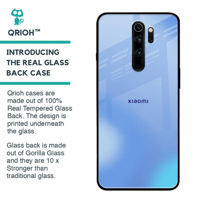 Vibrant Blue Texture Glass Case for Xiaomi Redmi Note 8 Pro