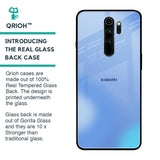 Vibrant Blue Texture Glass Case for Xiaomi Redmi Note 8 Pro