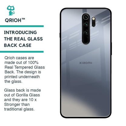 Space Grey Gradient Glass Case for Xiaomi Redmi Note 8 Pro