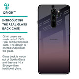 Grey Ombre Glass Case for Xiaomi Redmi Note 8 Pro