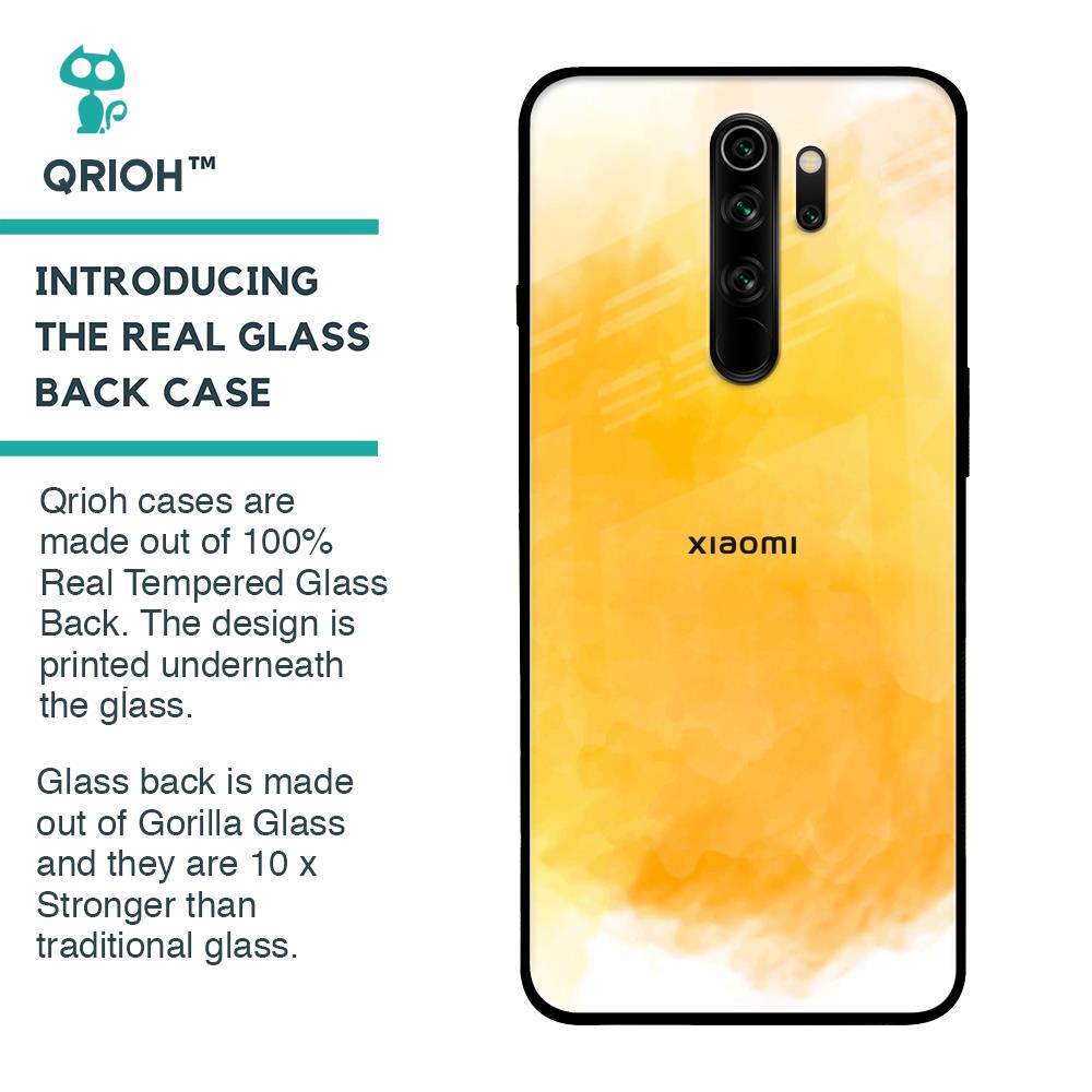 Rustic Orange Glass Case for Xiaomi Redmi Note 8 Pro