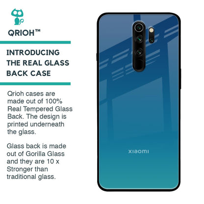 Celestial Blue Glass Case For Xiaomi Redmi Note 8 Pro