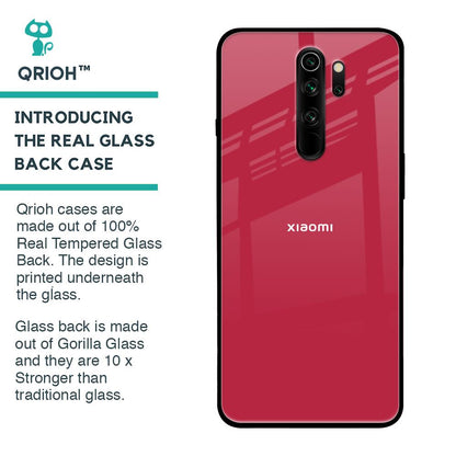 Solo Maroon Glass case for Xiaomi Redmi Note 8 Pro