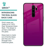Magenta Gradient Glass Case For Xiaomi Redmi Note 8 Pro