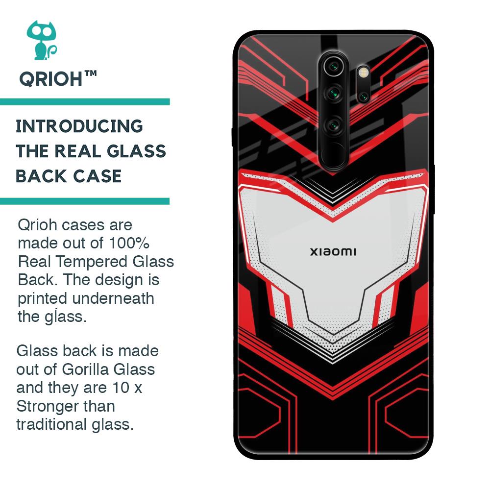 Quantum Suit Glass Case For Xiaomi Redmi Note 8 Pro