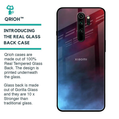 Smokey Watercolor Glass Case for Xiaomi Redmi Note 8 Pro