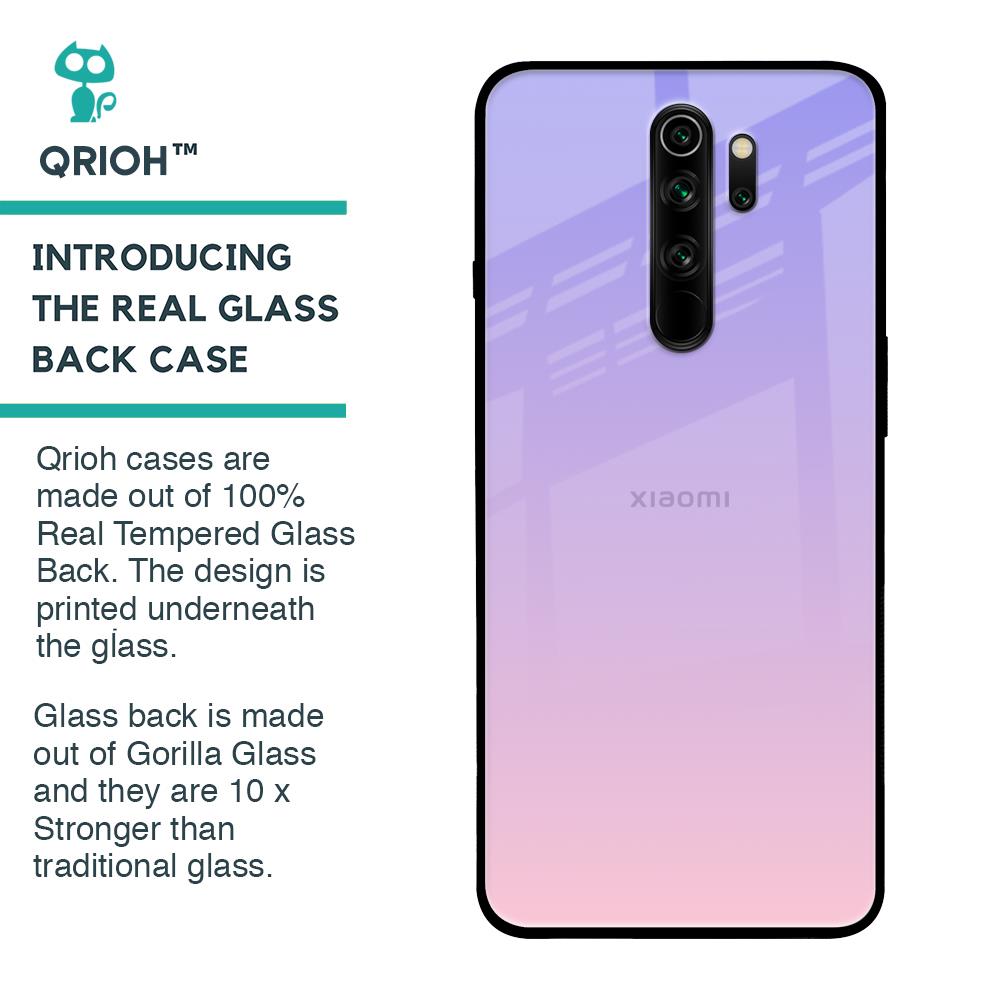 Lavender Gradient Glass Case for Xiaomi Redmi Note 8 Pro
