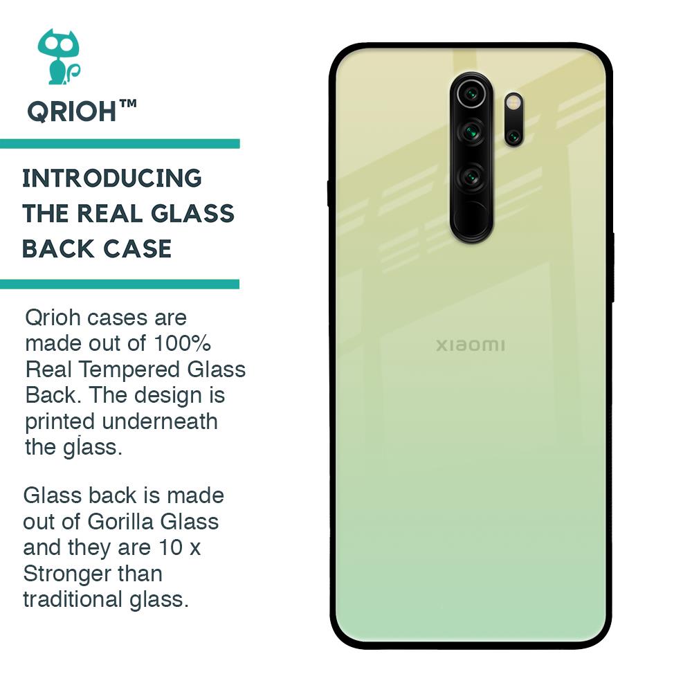 Mint Green Gradient Glass Case for Xiaomi Redmi Note 8 Pro