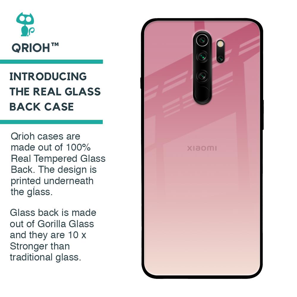 Blooming Pink Glass Case for Xiaomi Redmi Note 8 Pro
