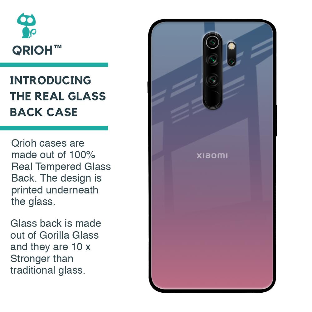 Pastel Gradient Glass Case for Xiaomi Redmi Note 8 Pro